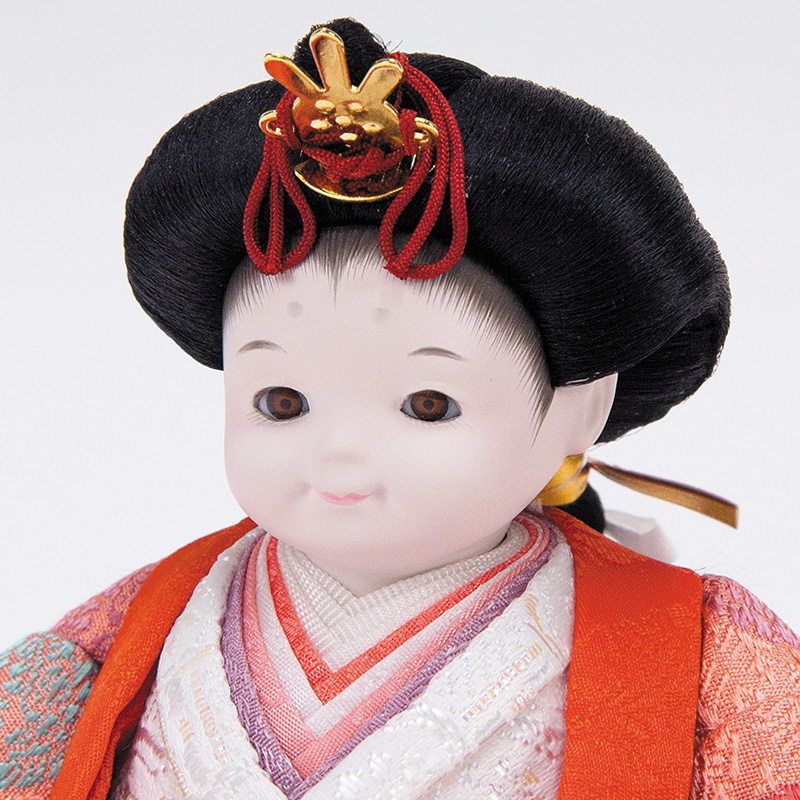 縫nuiの雛人形のお顔「ふく-姫」