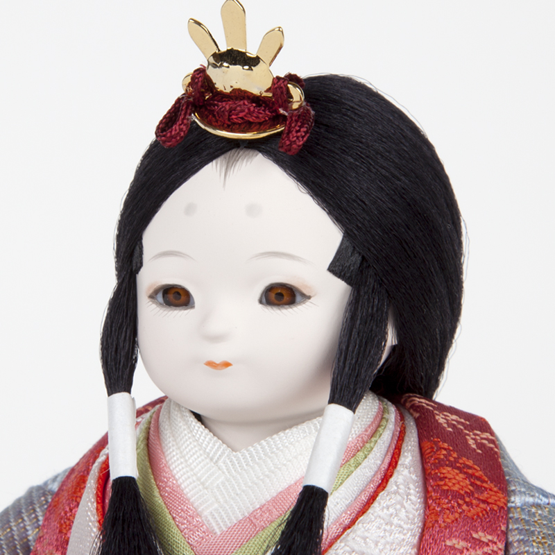 縫nuiの雛人形のお顔「れい-姫」
